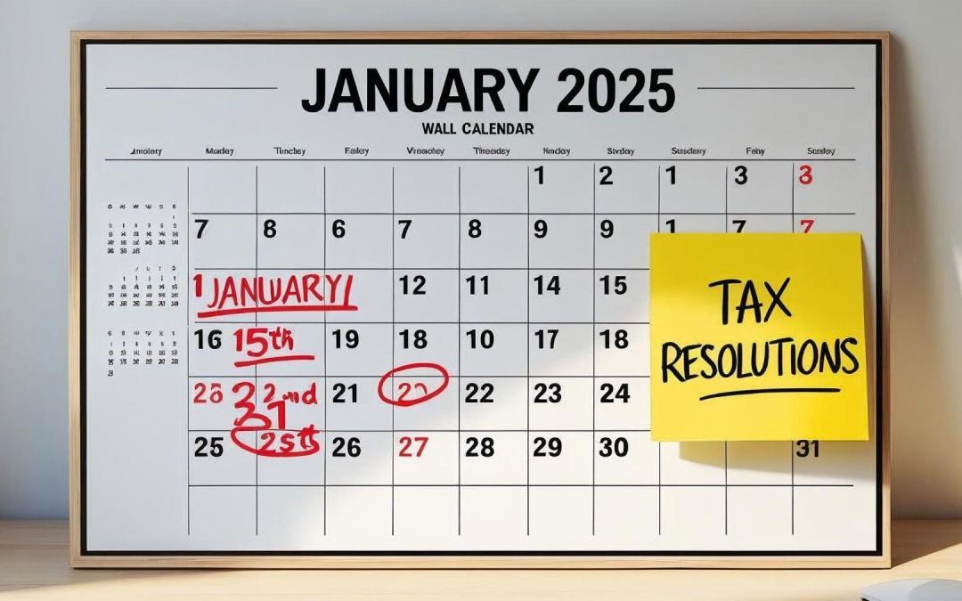 New Year’s Resolutions for Good Financial & Tax Health