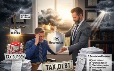 5 Critical Reasons to Hire a Tax Resolution Attorney