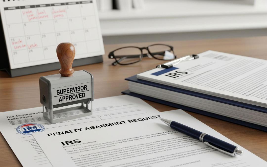 Requesting Proof of Supervisor’s Written Approval and Penalty Abatement